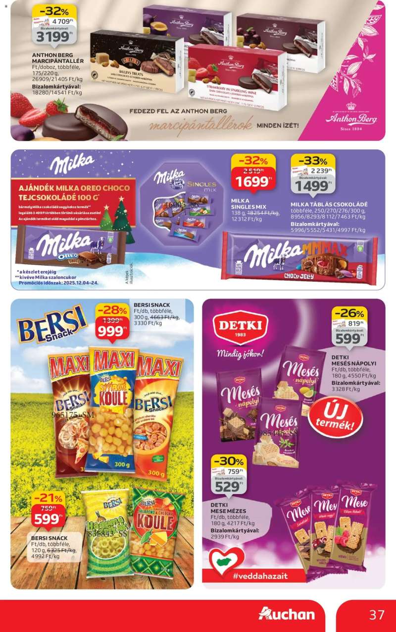 Auchan Akciós újság Auchan 37 oldal
