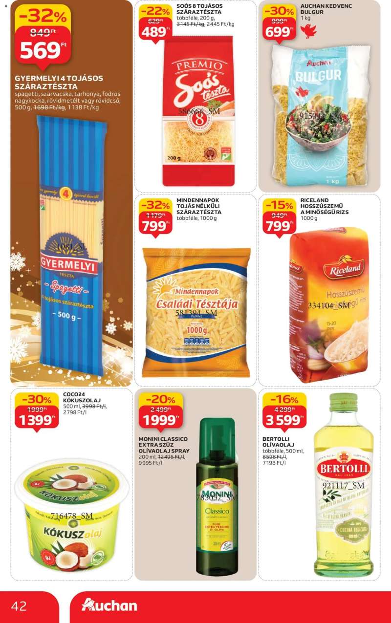 Auchan Akciós újság Auchan 42 oldal