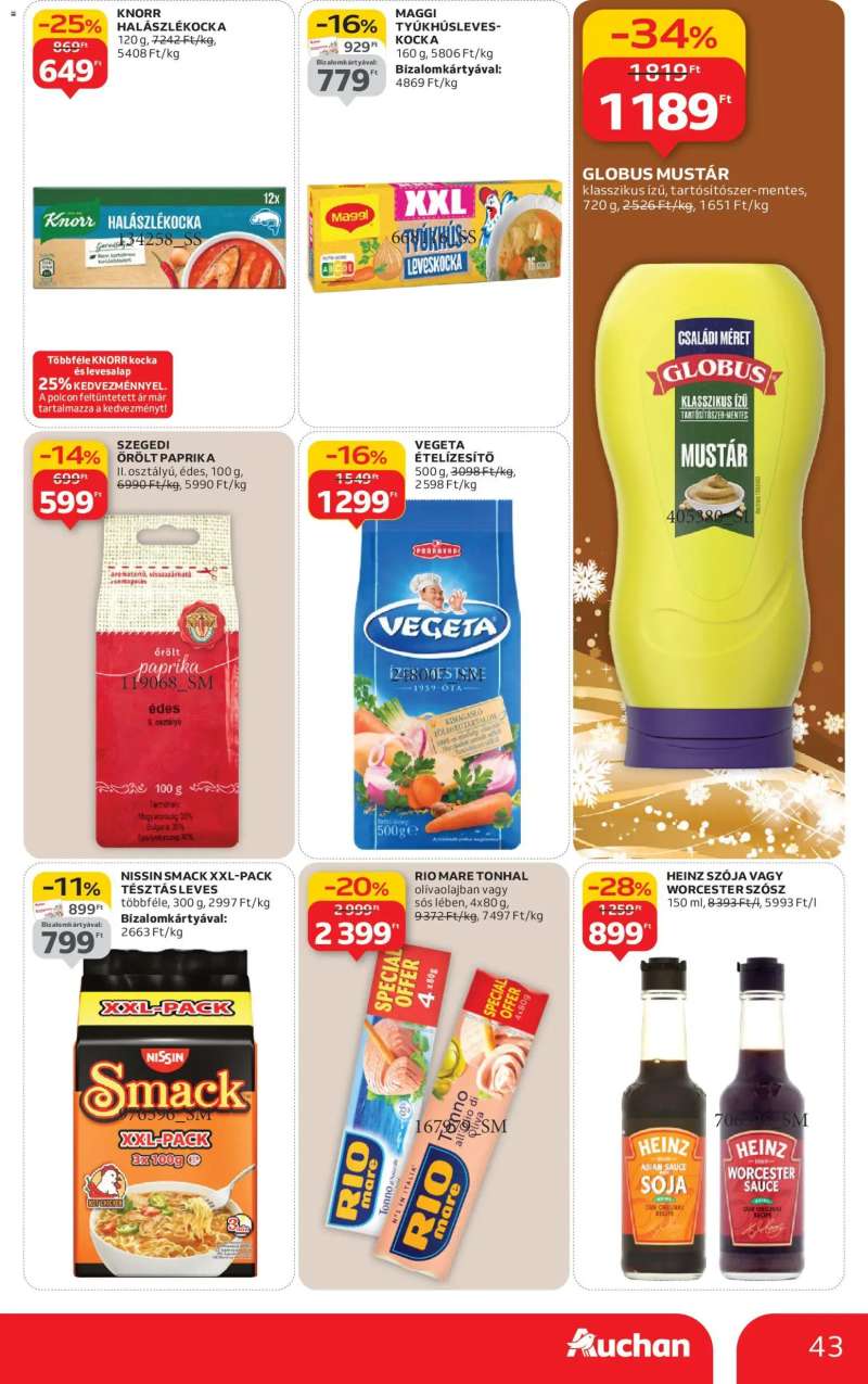 Auchan Akciós újság Auchan 43 oldal