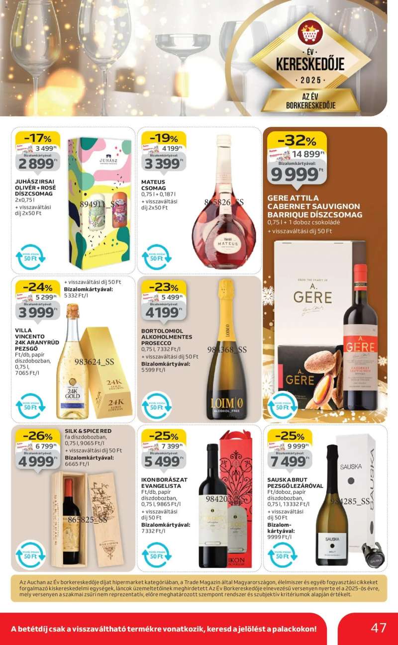 Auchan Akciós újság Auchan 47 oldal