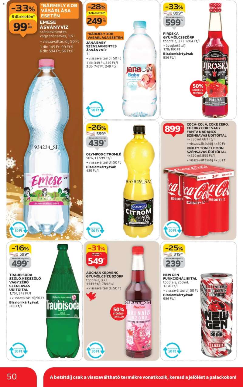 Auchan Akciós újság Auchan 50 oldal