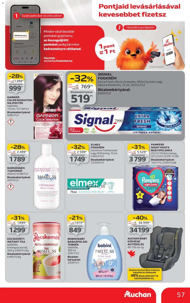 Auchan Akciós újság Auchan 57 oldal