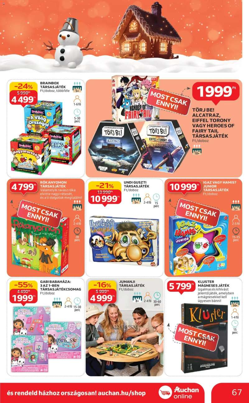 Auchan Akciós újság Auchan 67 oldal