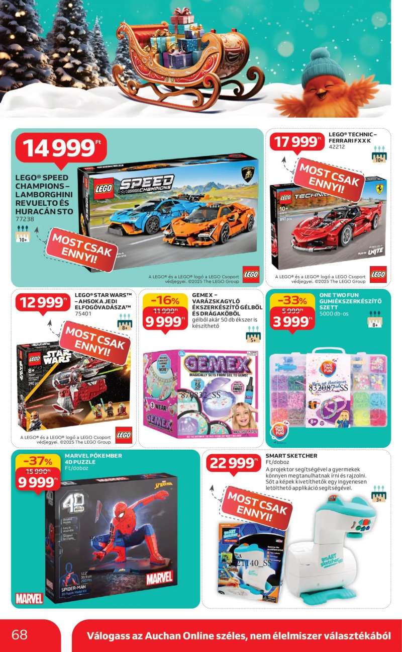 Auchan Akciós újság Auchan 68 oldal