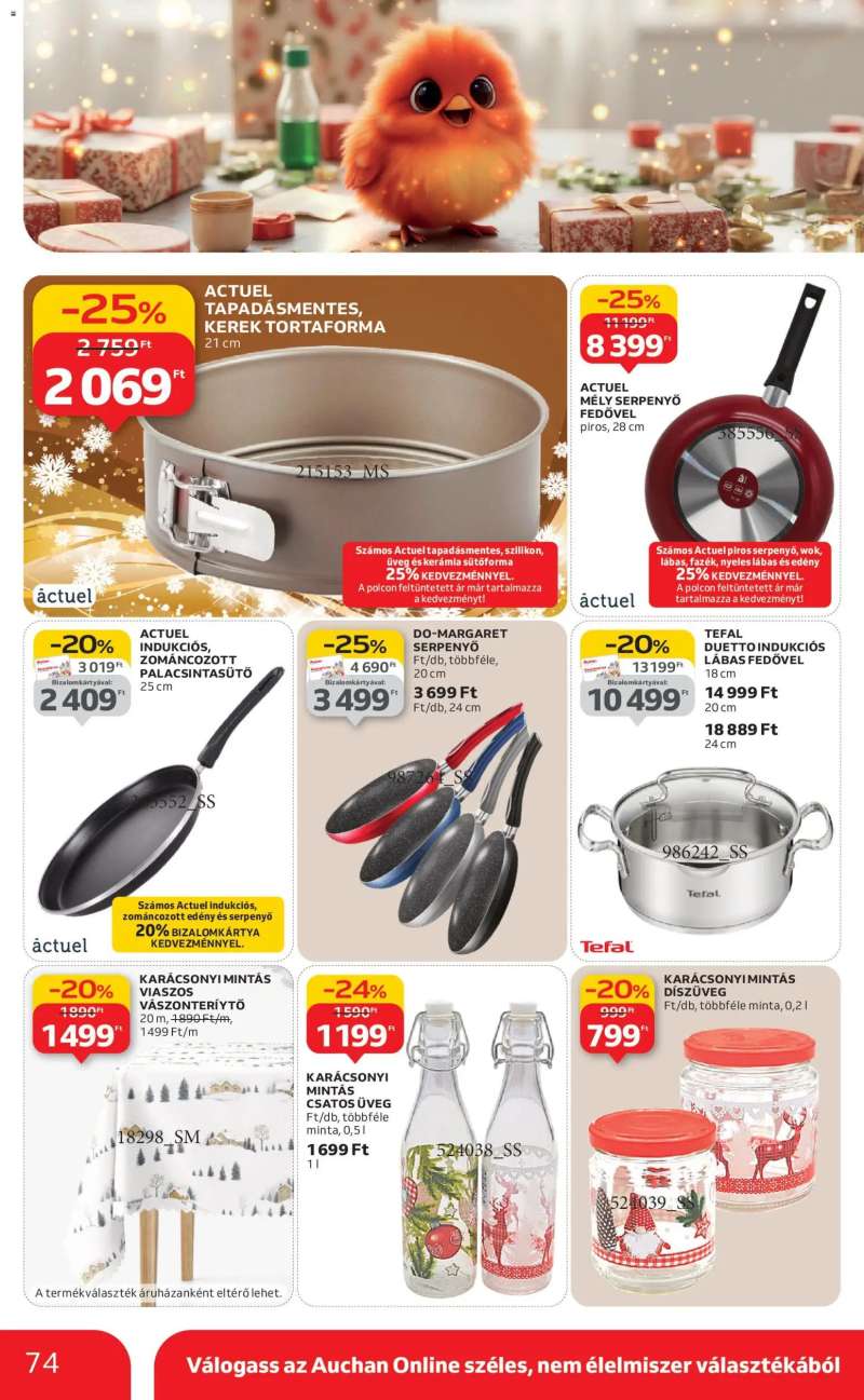 Auchan Akciós újság Auchan 74 oldal