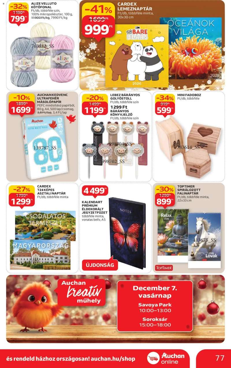 Auchan Akciós újság Auchan 77 oldal