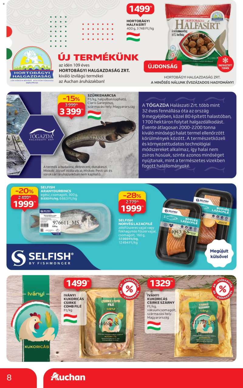 Auchan Akciós újság Auchan 8 oldal