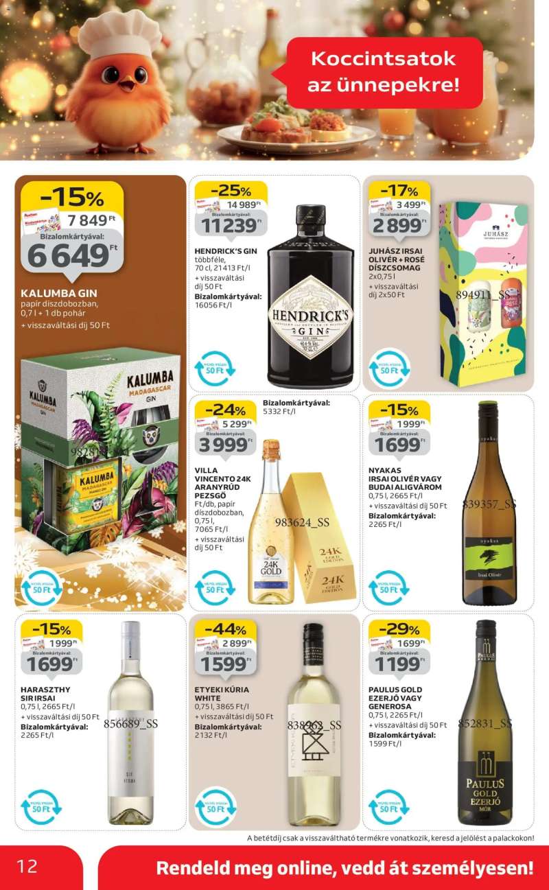Auchan Szupermarket akciós újság 12 oldal