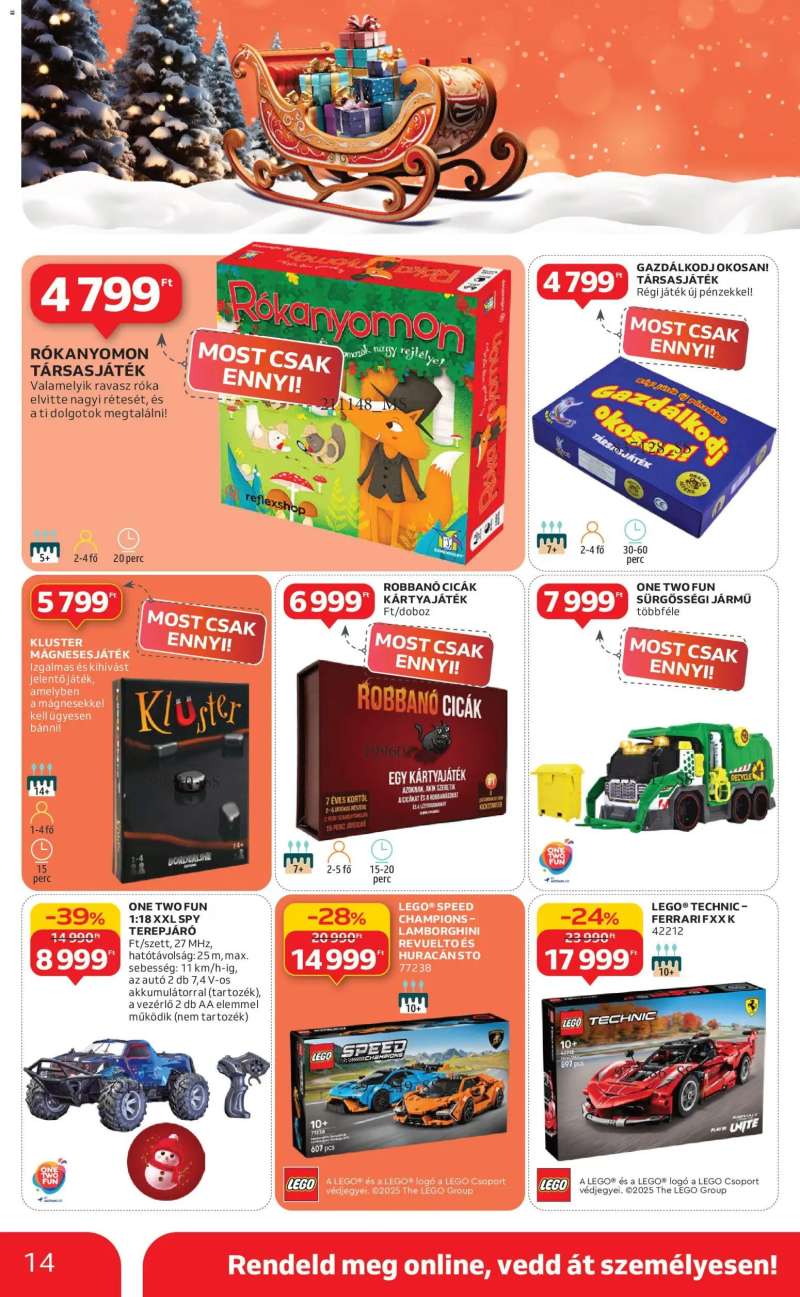 Auchan Szupermarket akciós újság 14 oldal