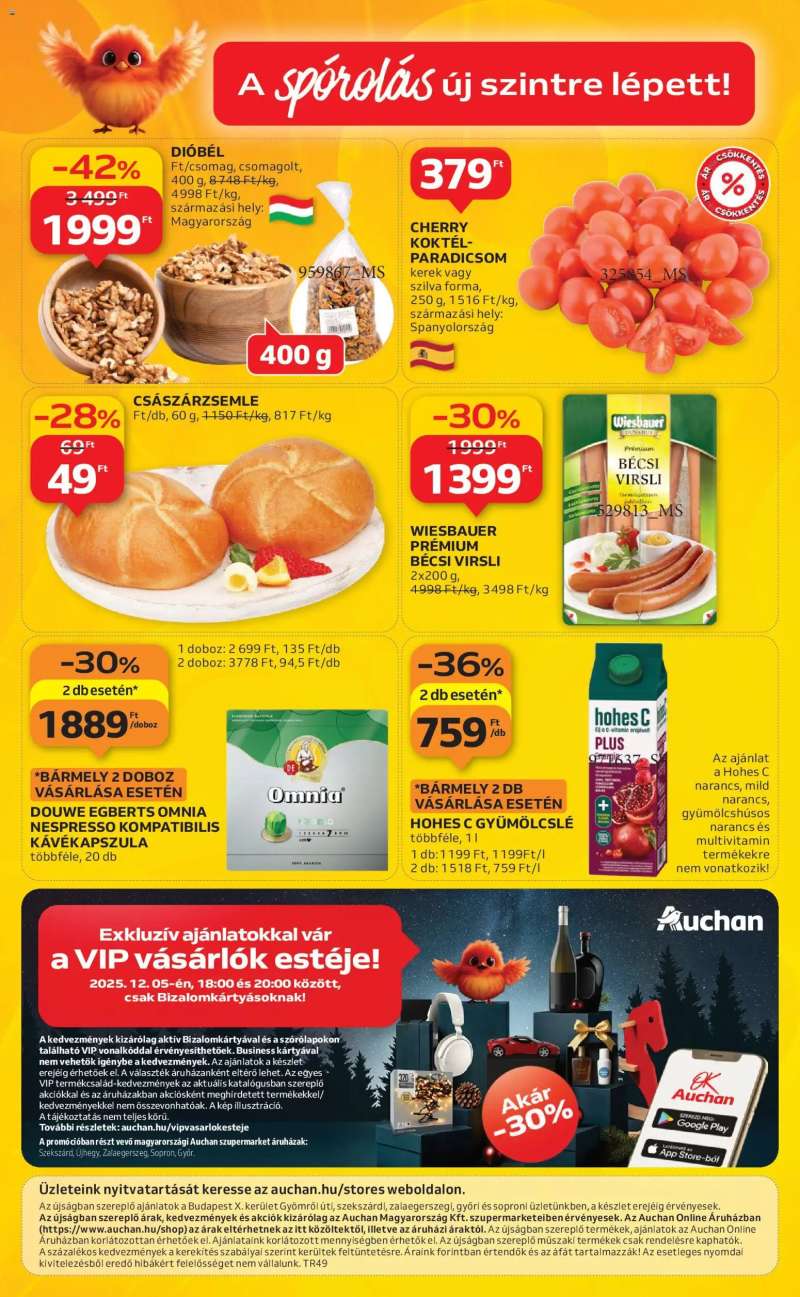 Auchan Szupermarket akciós újság 16 oldal