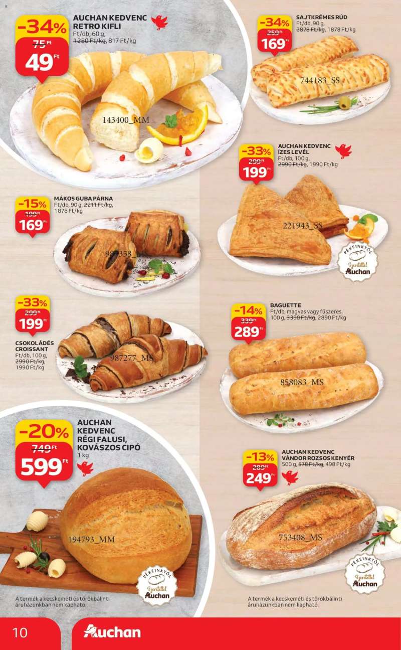 Auchan Akciós újság Auchan 10 oldal