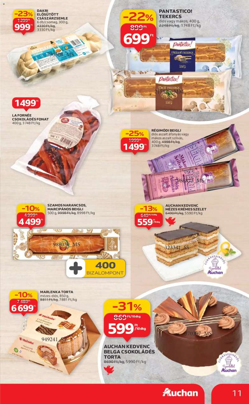 Auchan Akciós újság Auchan 11 oldal