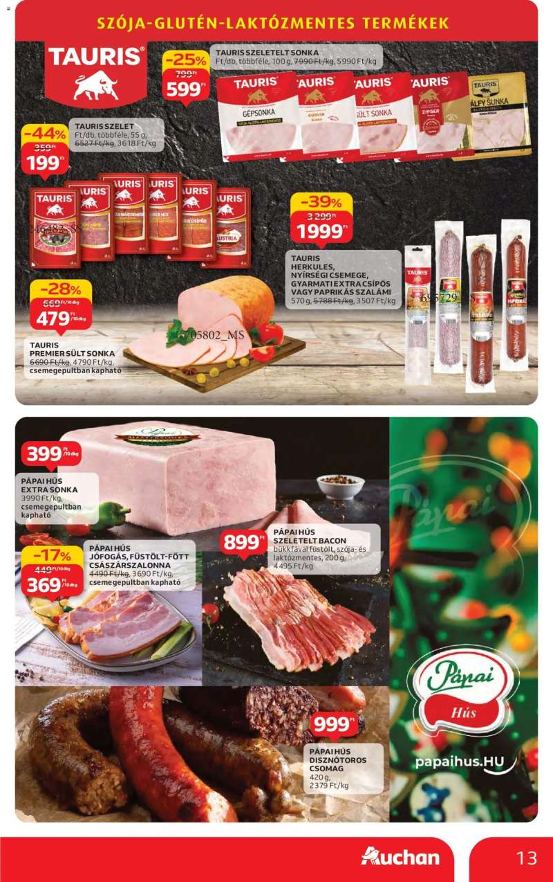 Auchan Akciós újság Auchan 13 oldal