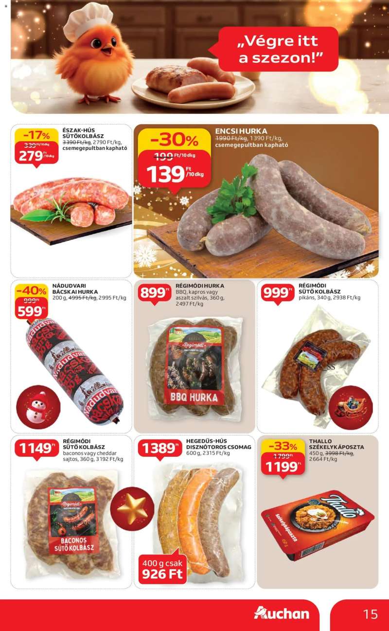 Auchan Akciós újság Auchan 15 oldal