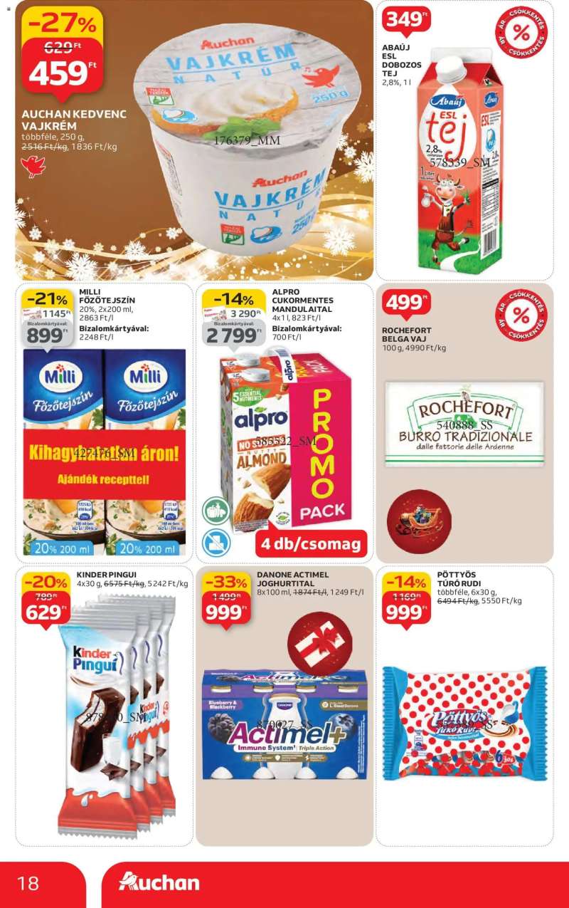 Auchan Akciós újság Auchan 18 oldal