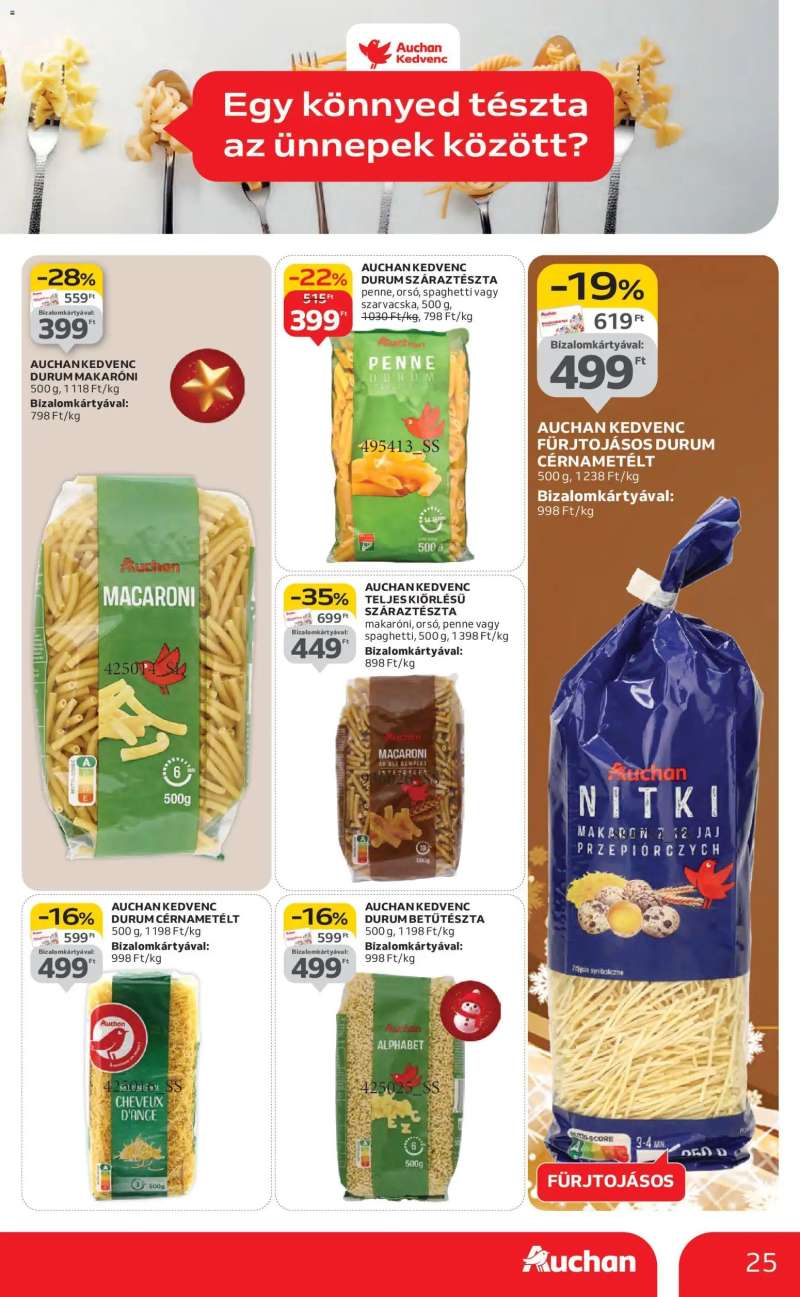 Auchan Akciós újság Auchan 25 oldal