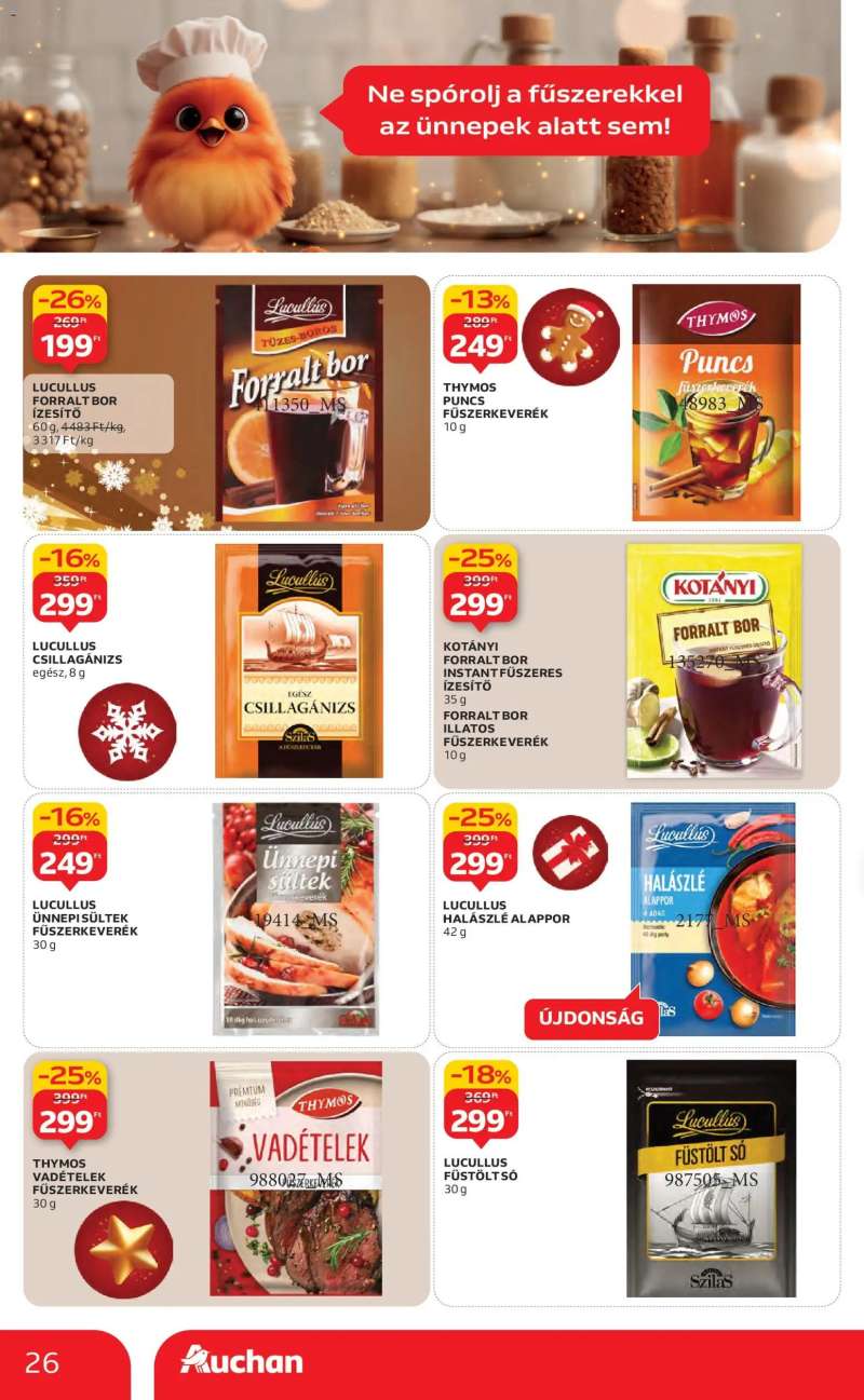 Auchan Akciós újság Auchan 26 oldal