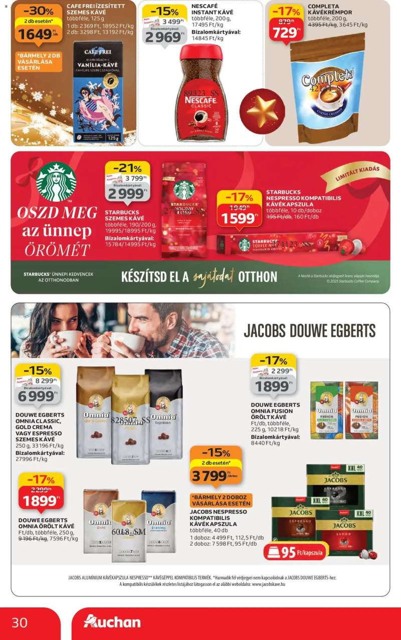 Auchan Akciós újság Auchan 30 oldal