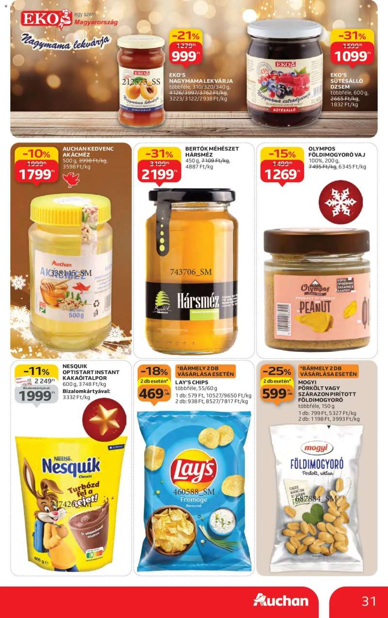 Auchan Akciós újság Auchan 31 oldal