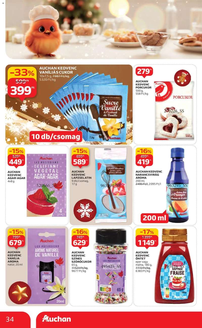 Auchan Akciós újság Auchan 34 oldal