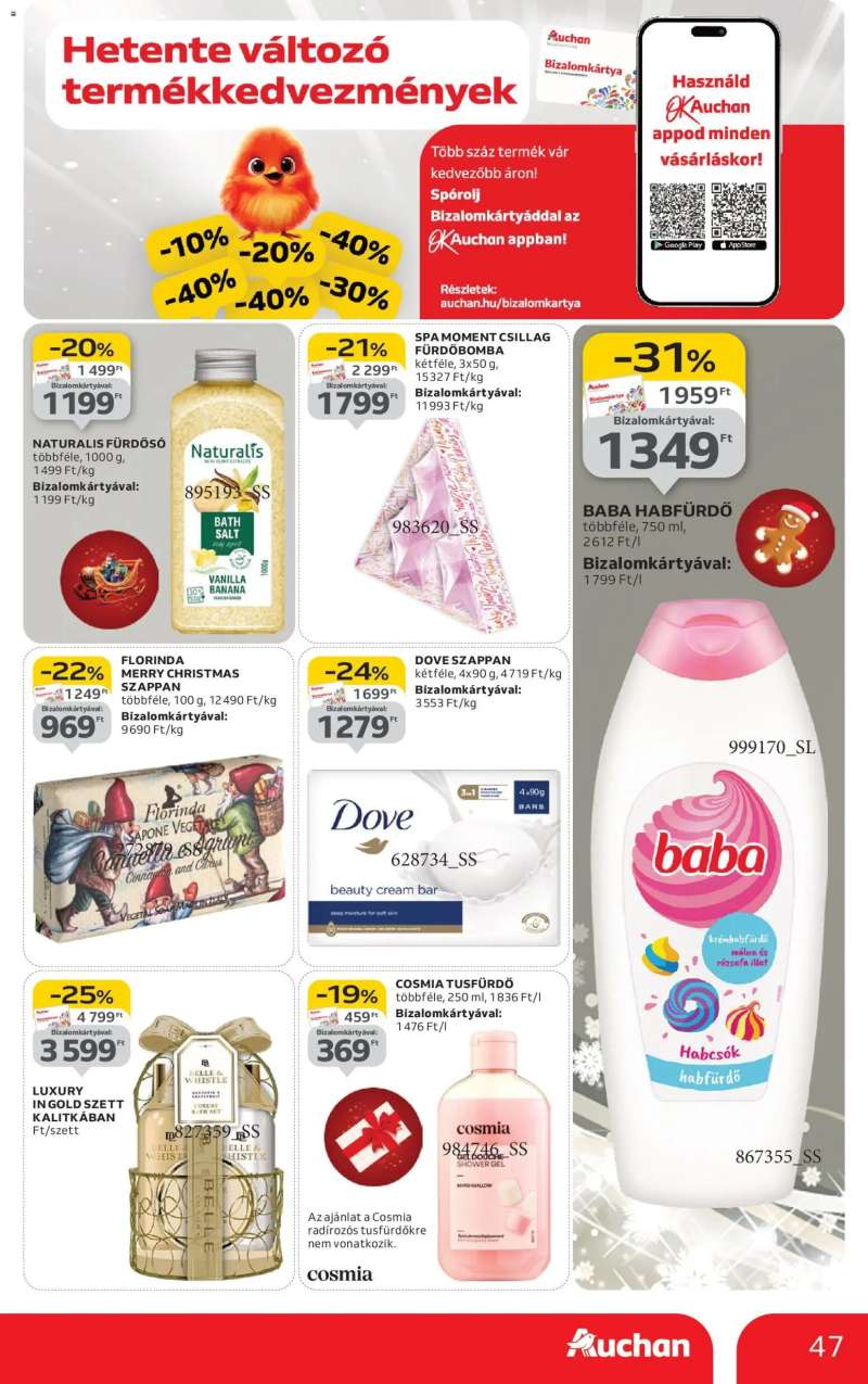 Auchan Akciós újság Auchan 47 oldal