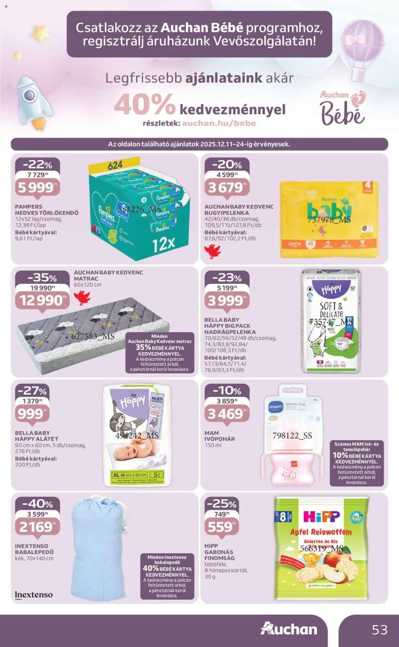 Auchan Akciós újság Auchan 53 oldal
