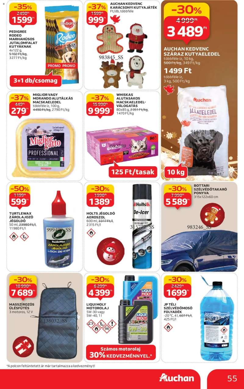 Auchan Akciós újság Auchan 55 oldal
