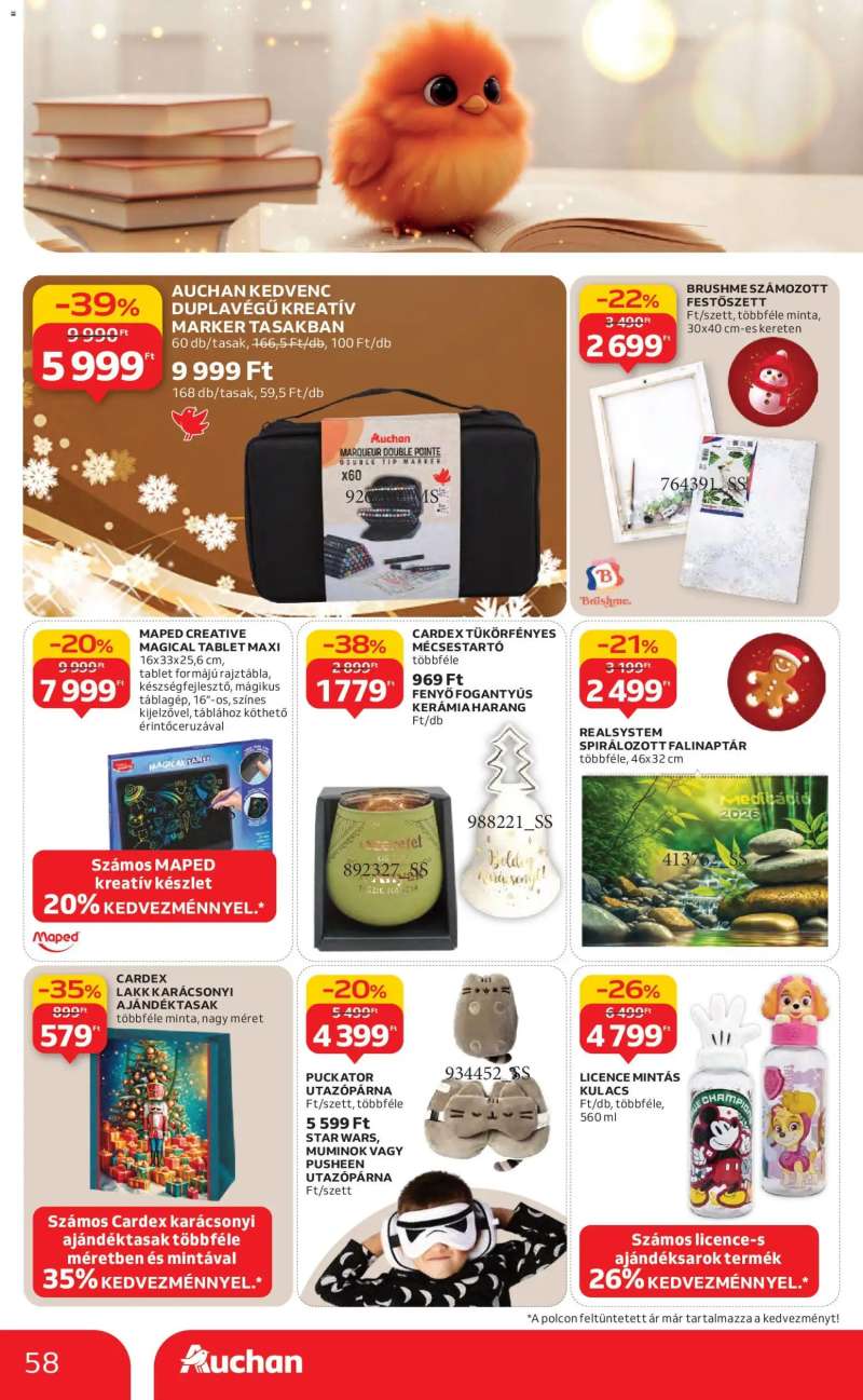 Auchan Akciós újság Auchan 58 oldal