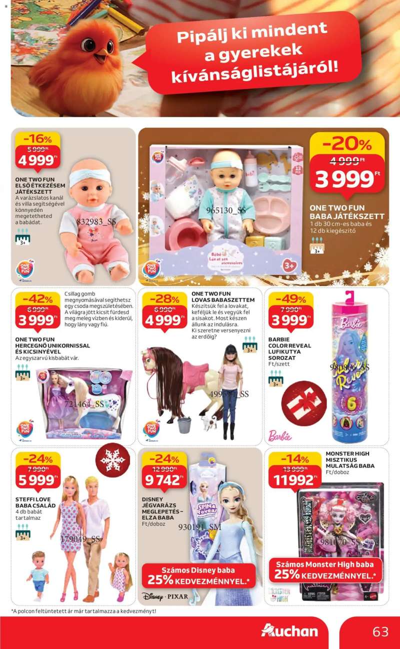Auchan Akciós újság Auchan 63 oldal