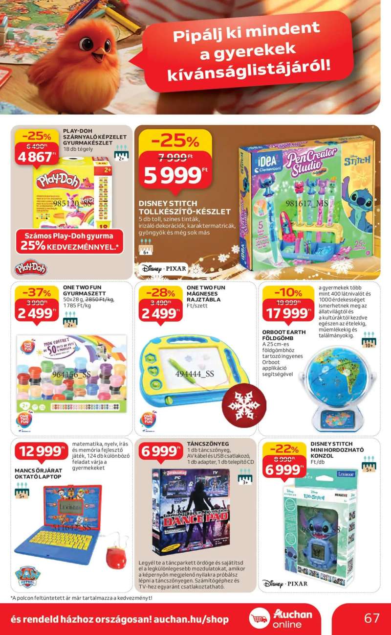 Auchan Akciós újság Auchan 67 oldal