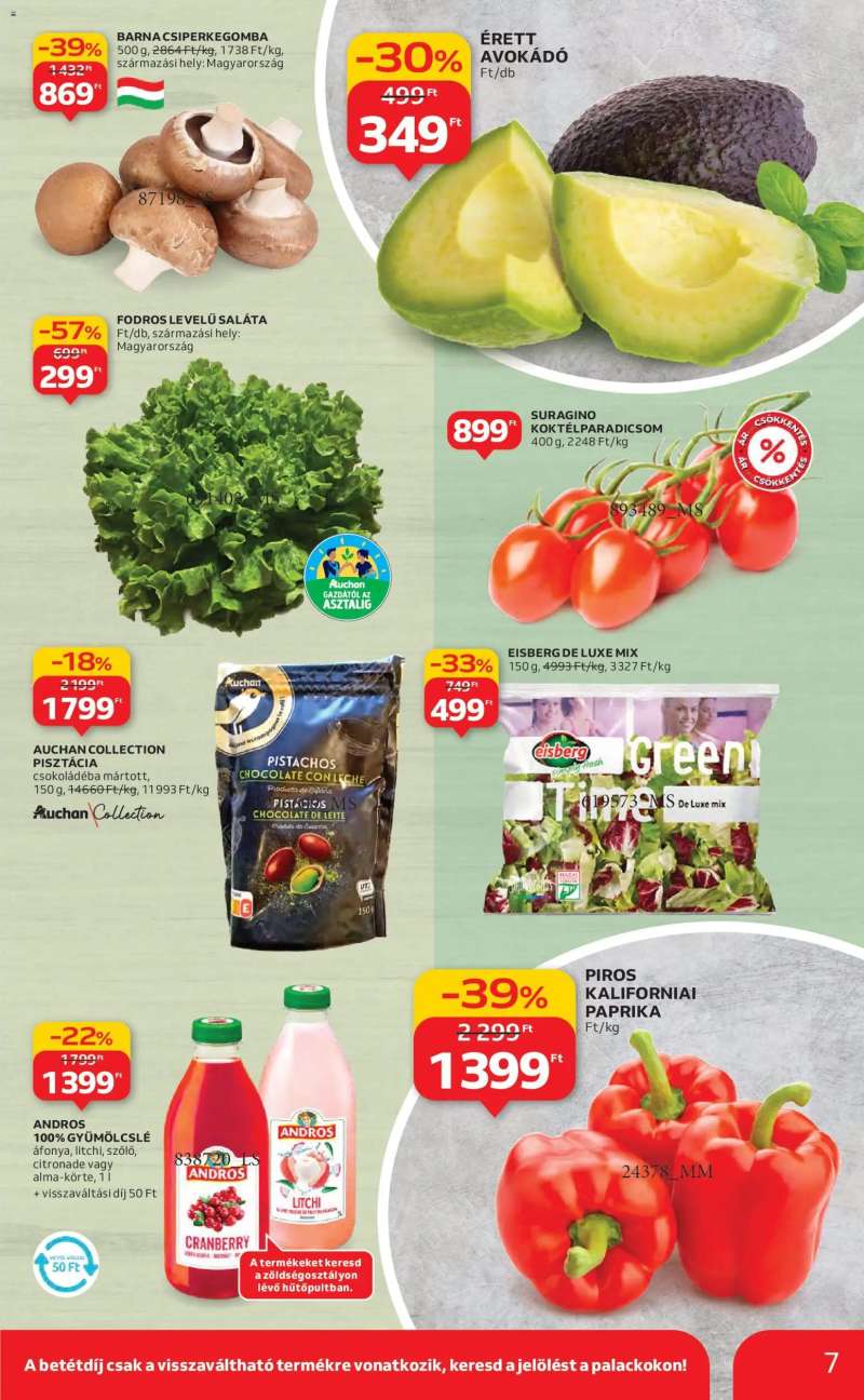 Auchan Akciós újság Auchan 7 oldal