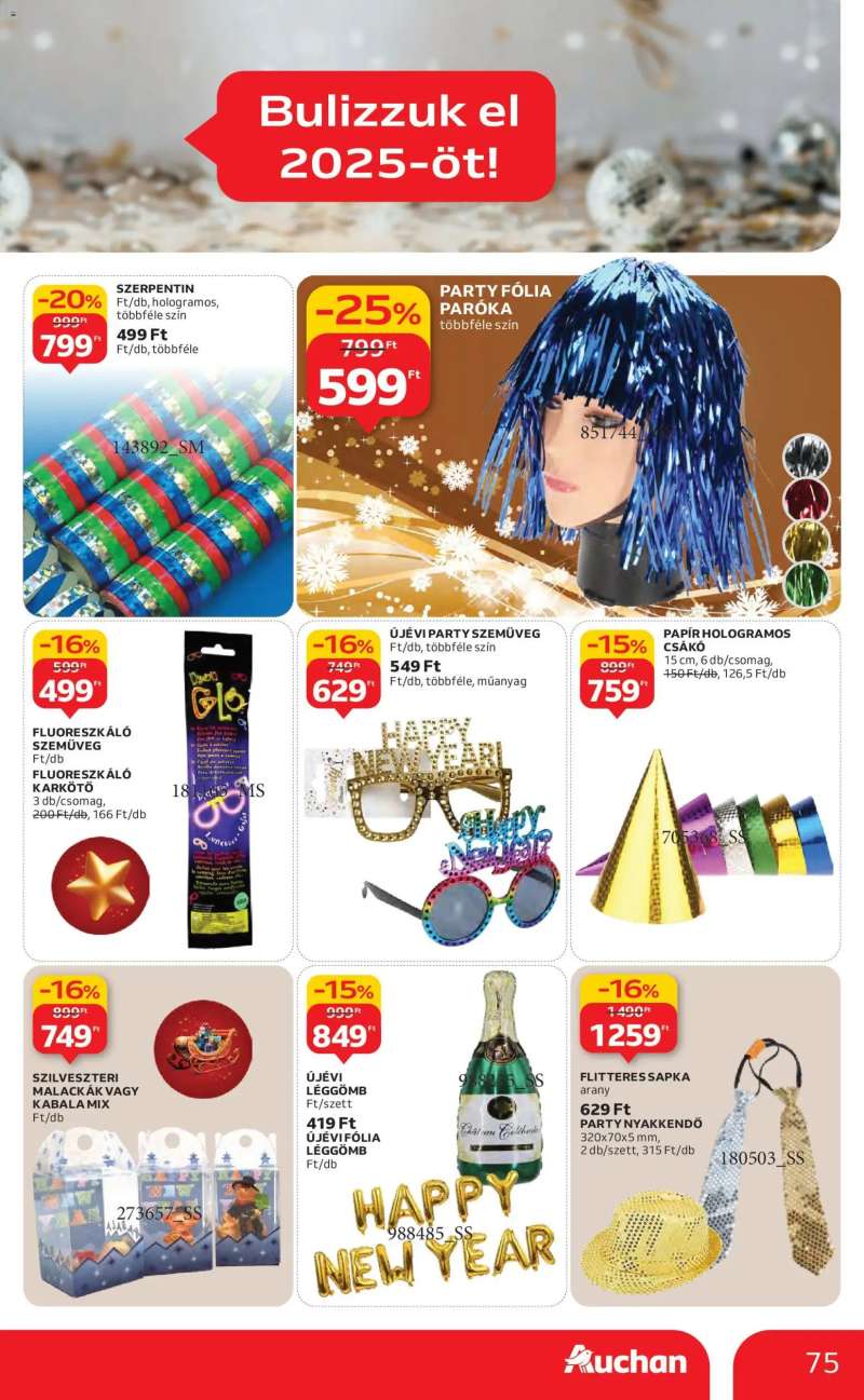 Auchan Akciós újság Auchan 75 oldal