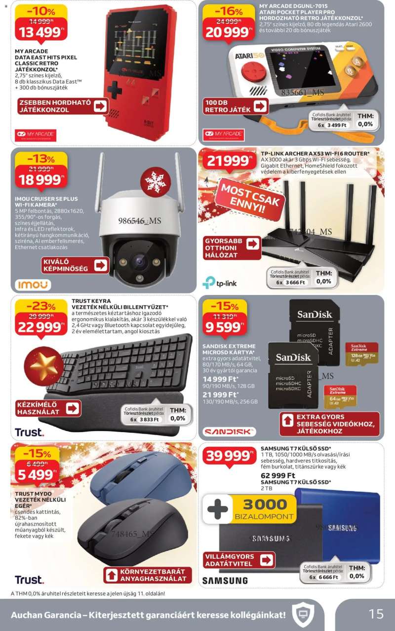 Auchan Háztartási Elektronika ajánlataink 15 oldal