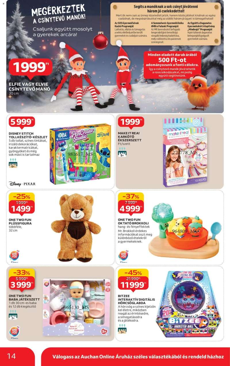 Auchan Szupermarket akciós újság 14 oldal
