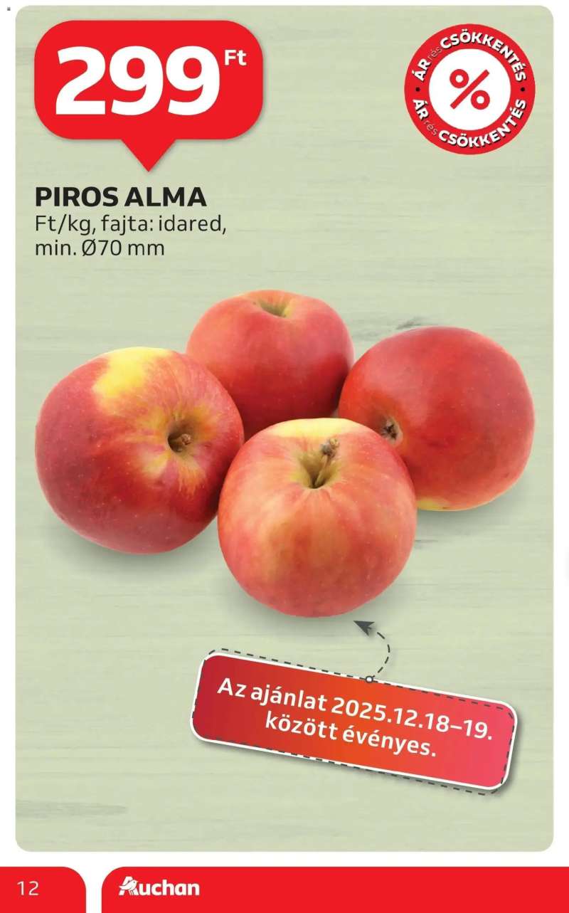 Auchan Auchan újság érvényessége 12.24.-ig 12 oldal