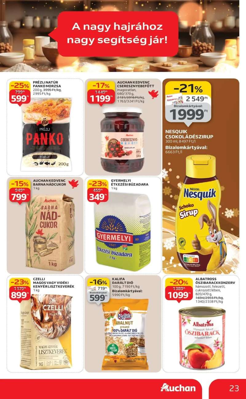 Auchan Auchan újság érvényessége 12.24.-ig 23 oldal
