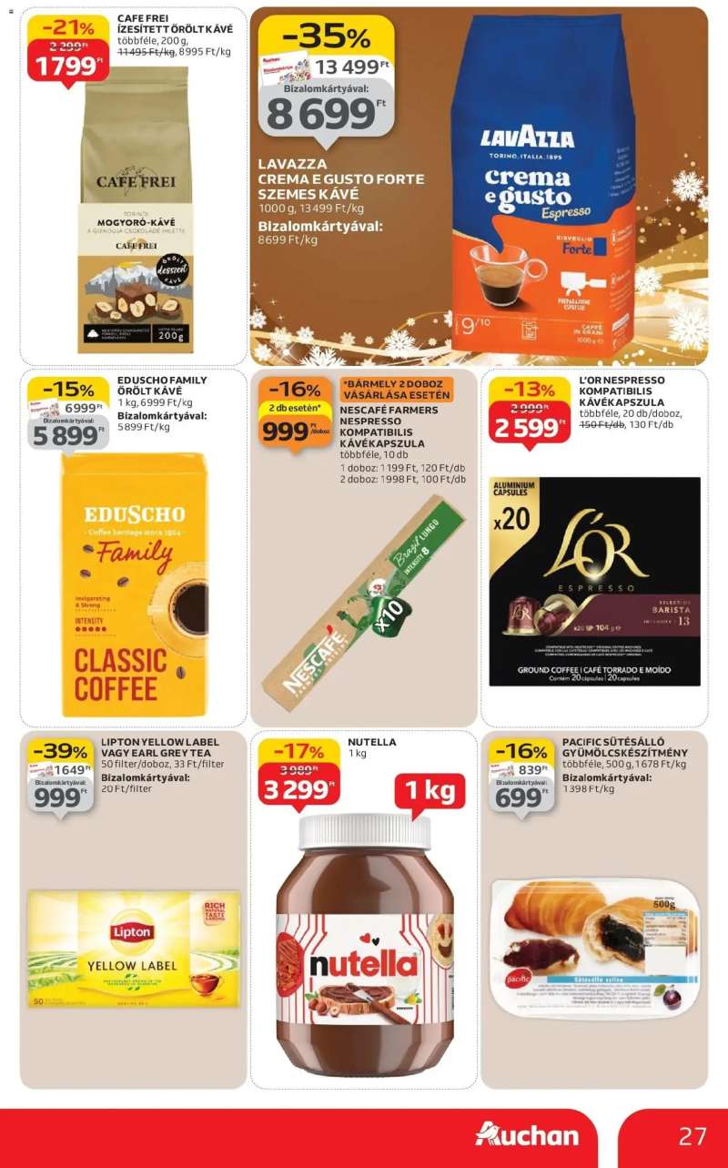 Auchan Auchan újság érvényessége 12.24.-ig 27 oldal