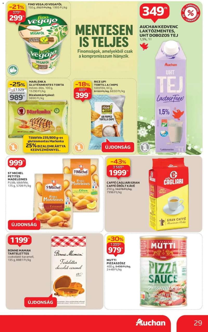Auchan Auchan újság érvényessége 12.24.-ig 29 oldal