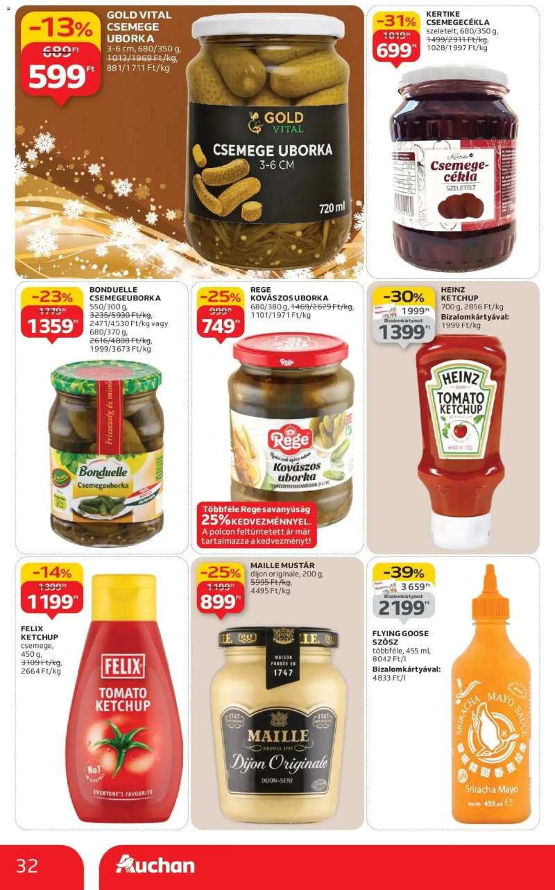 Auchan Auchan újság érvényessége 12.24.-ig 32 oldal