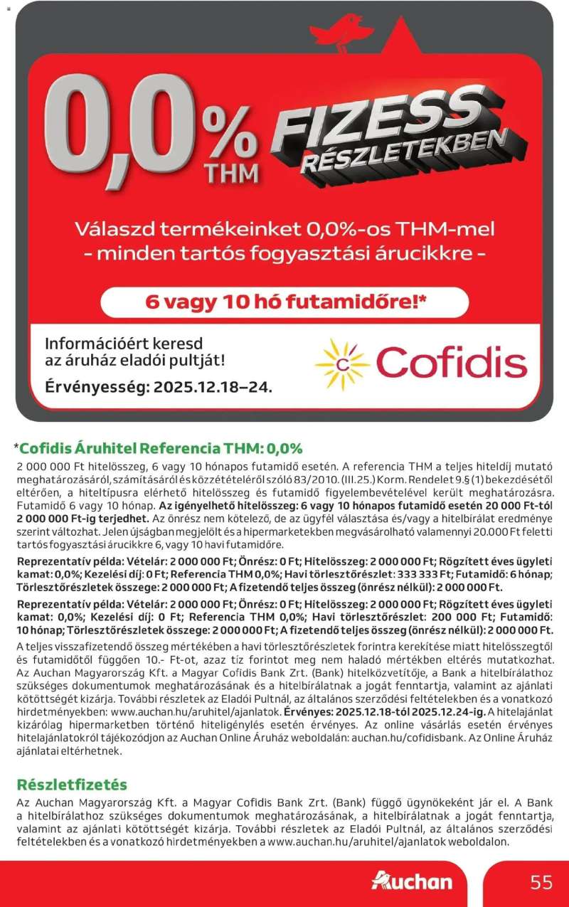 Auchan Auchan újság érvényessége 12.24.-ig 55 oldal