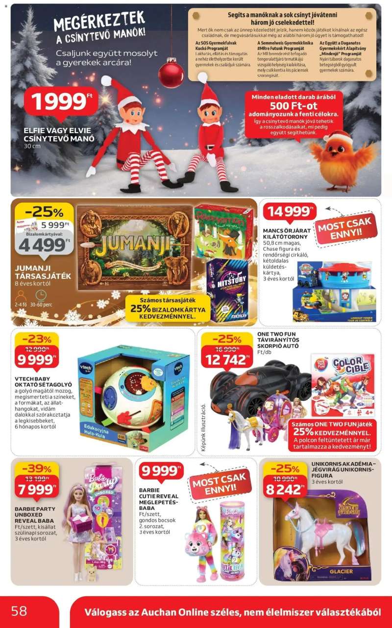 Auchan Auchan újság érvényessége 12.24.-ig 58 oldal