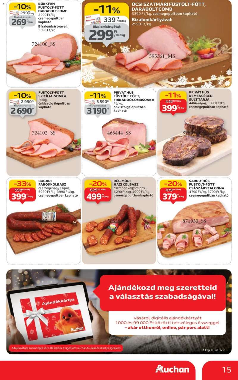 Auchan Akciós újság Auchan 15 oldal