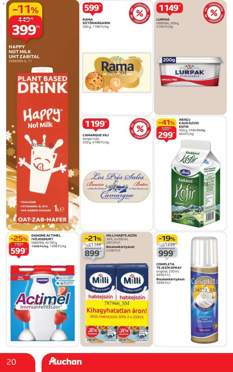Auchan Akciós újság Auchan 20 oldal