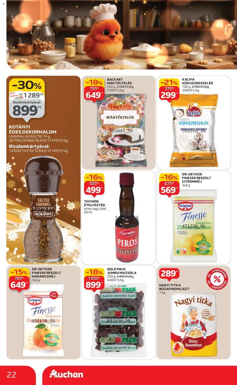 Auchan Akciós újság Auchan 22 oldal