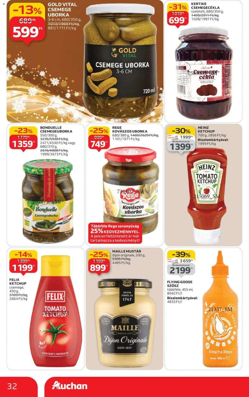 Auchan Akciós újság Auchan 32 oldal