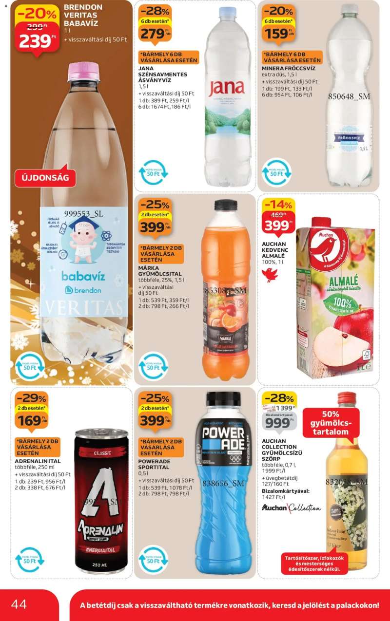 Auchan Akciós újság Auchan 44 oldal