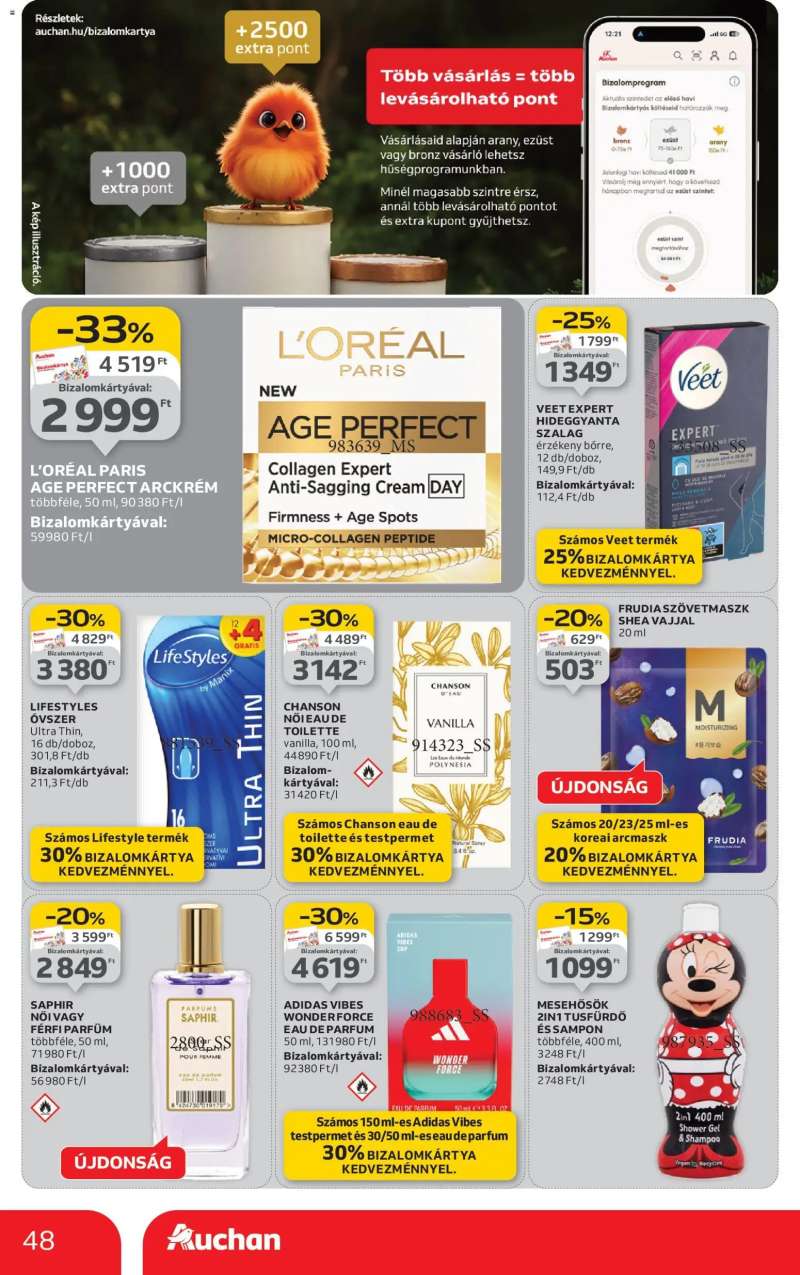 Auchan Akciós újság Auchan 48 oldal