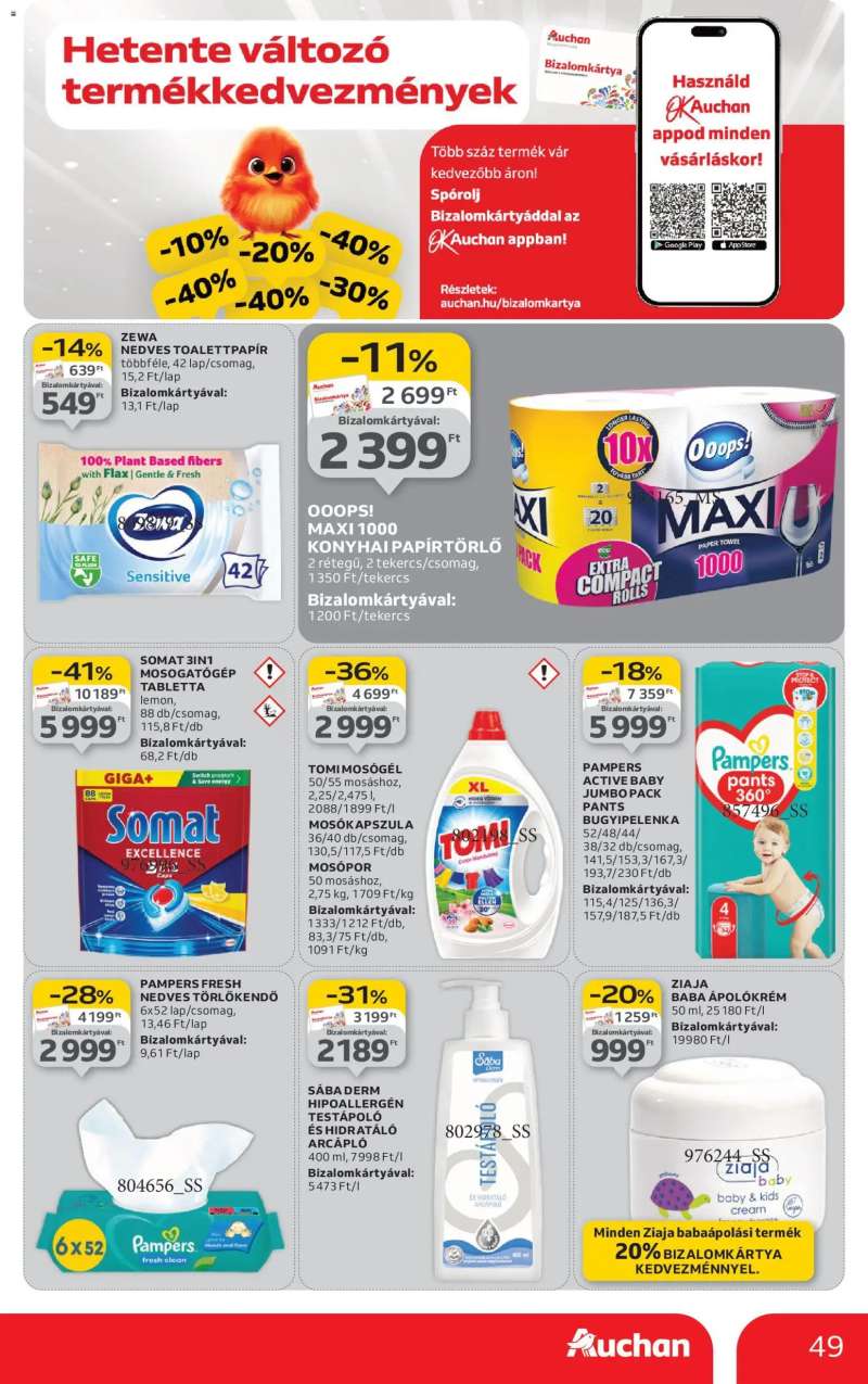 Auchan Akciós újság Auchan 49 oldal