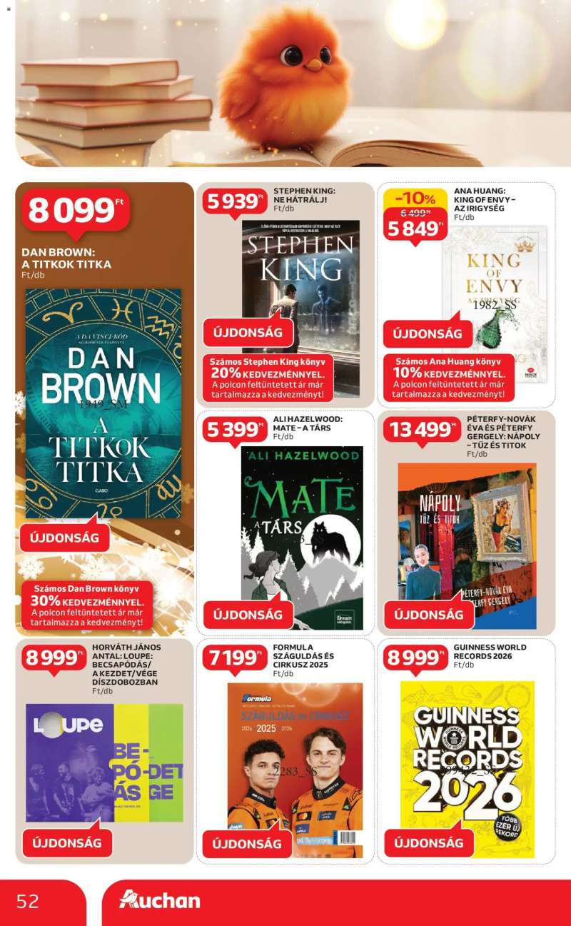 Auchan Akciós újság Auchan 52 oldal
