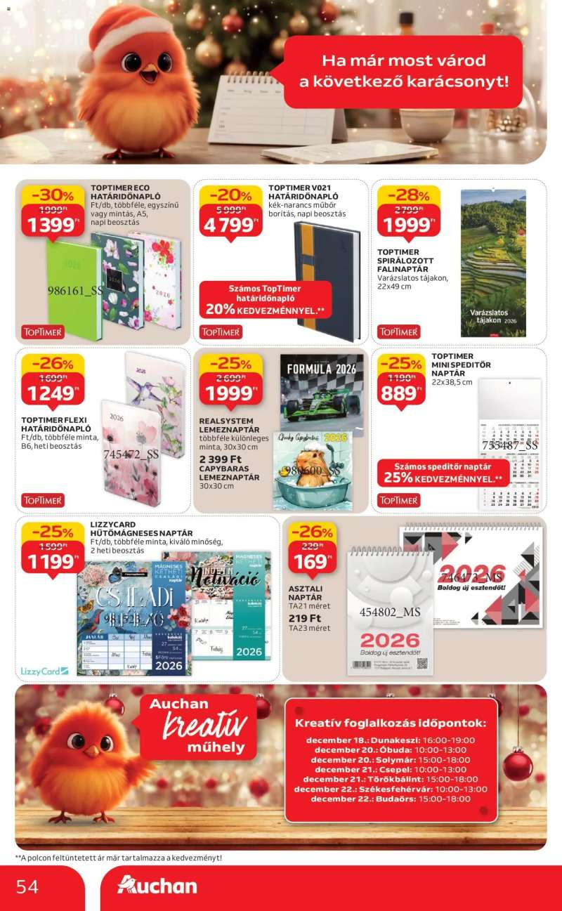 Auchan Akciós újság Auchan 54 oldal